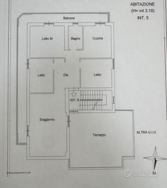 COLLEFIORITO QUADRILOCALE CON TERRAZZO