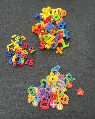 Letterine magnetiche per bambini