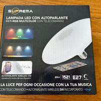 Lampada LED con altoparlante Suprema