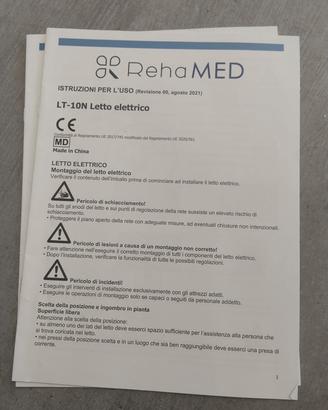 letto ortopedico da degenza 