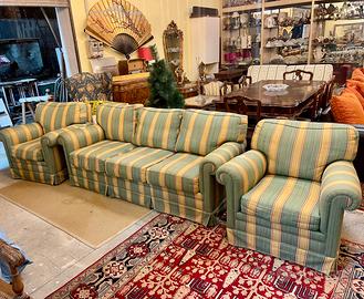 Salotto divano e 2 poltrone