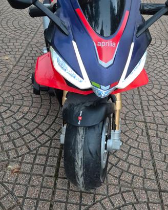 Moto Elettrica Aprilia RS660 per bambini 