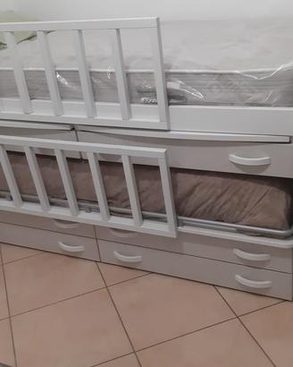 letti singoli doppi estraibili