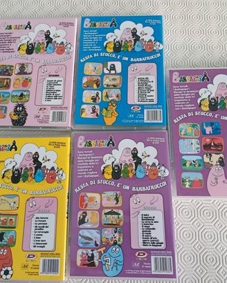 5 DVD cartoni animati serie Barbapapà 