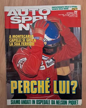 Autosprint 1992 - Ivan Capelli -  Yamaha OX99-11