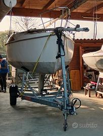 Barca a vela ALPA 19 -invaso nuovo- trasporto 60km