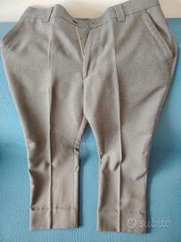 pantalone elegante grigio uomo 