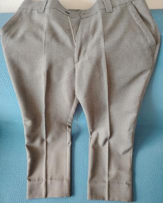 pantalone elegante grigio uomo 