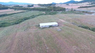 Capannone con 2.7 ettari di terreno