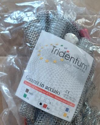 Guanto antitaglio inox tridentum