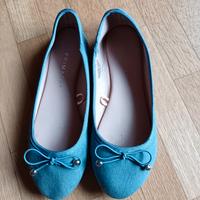 scarpe ballerine azzurre donna taglia 36