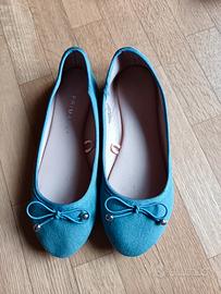 scarpe ballerine azzurre donna taglia 36