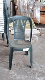 30 sedie in plastica da giardino