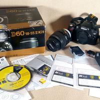 NIKON D60 KIT + AF-S DX 18-55mm f/3.5-5.6 G ED II