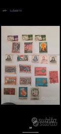 21 francobolli italiani usati del 1968