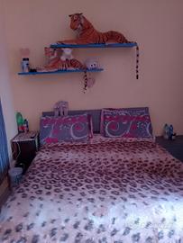 Camera da Letto Completa Moderna con Armadio 4 Ant