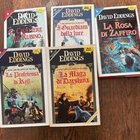 Collana di 5 libri fantasy di David Eddings