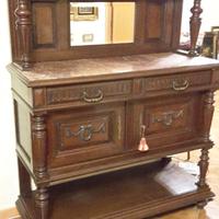 credenza piattaia noce