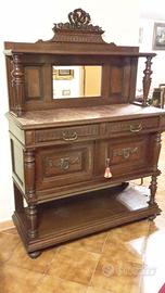 credenza piattaia noce