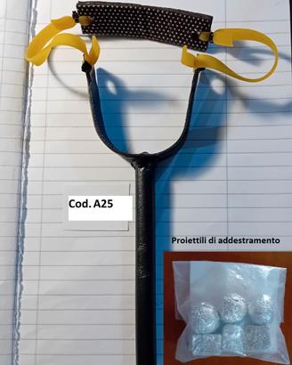 Fionda artigianale acciaio S235 - Cod. A25