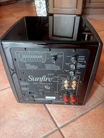 SUNFIRE SUBWOOFER TRUE EQ 10 SOLITAIRE 10 POLLICI