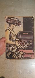 olivetti m20 lamiera pubblicità 