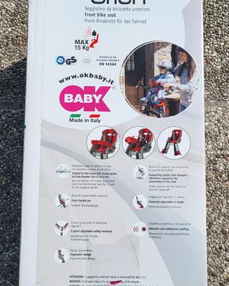 seggiolino anteriore per bicicletta ok baby ORION 