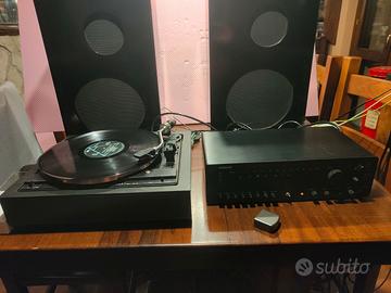 Impianto stereo Voxson, design degli anni 70