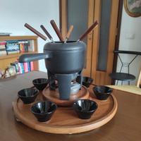 Set completo fonduta bourguignonne. Alta qualità