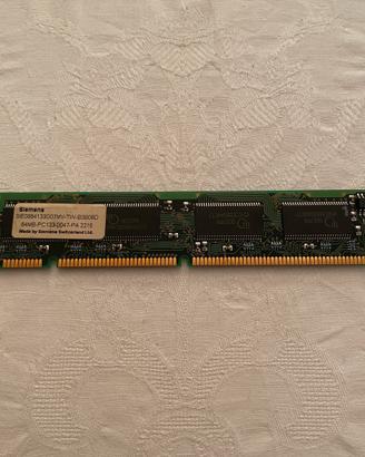 64 MB di memoria RAM Siemens per retro PC