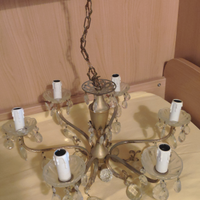 Lampadario e applique anni 70