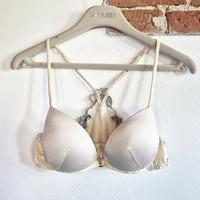 Reggiseno La Perla Maison - seta avorio con ricamo