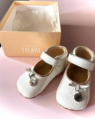 Ballerine Alviero Martini bambina taglia 17 panna