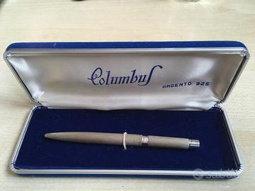 Penna vintage a sfera - Columbus argento 925