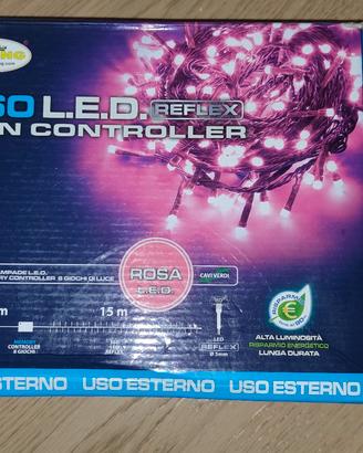 Xmasking luci Natale led ROSA
