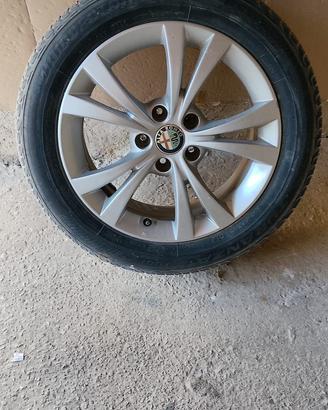 4 Cerchi Lega 16" Originali Alfa Giulietta
