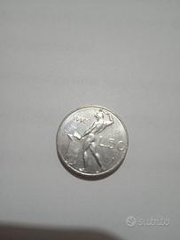 rara moneta 50 lire piccola 1992