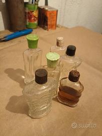lotto boccette profumo e brillantina anni 50/60