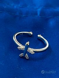 Anello argento 925 traveler Love regolabile