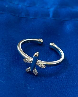 Anello argento 925 traveler Love regolabile