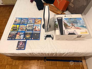 PS5 Standard 825GB con lettore + scatola + 13 gioc