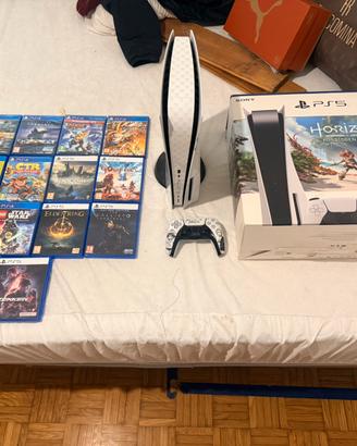 PS5 Standard 825GB con lettore + scatola + 13 gioc