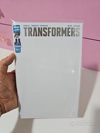 Transformers #1 SaldaPress White Cover argento