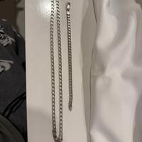Collana e braccialetto argento 925