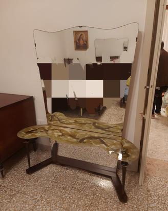 Due Comodini uguali e grande specchio