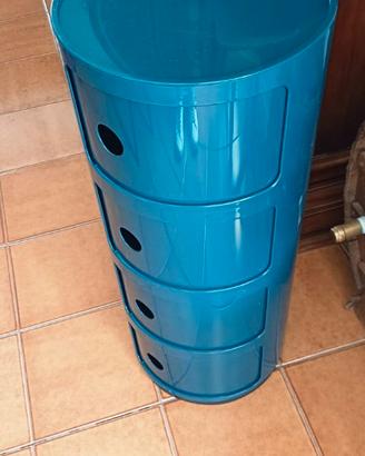 Kartell Componibili 4 scomparti color ottanio