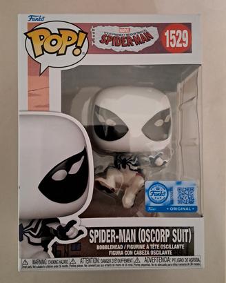 Spider-Man 1529 (Oscorp White Suit) Funko Pop