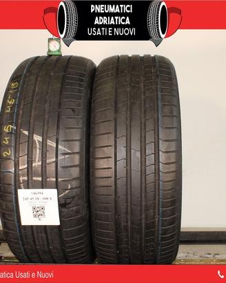 2 Gomme 245 45 R 18 Pirelli al 75% SPED GRATIS