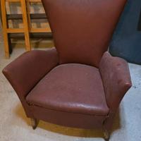 Poltrona imbottita anni ‘50/‘60