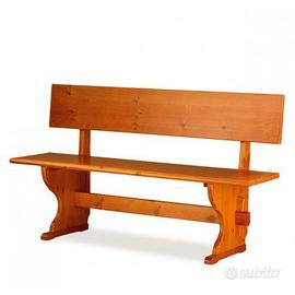 Panca legno massiccio ristorante pizzeria